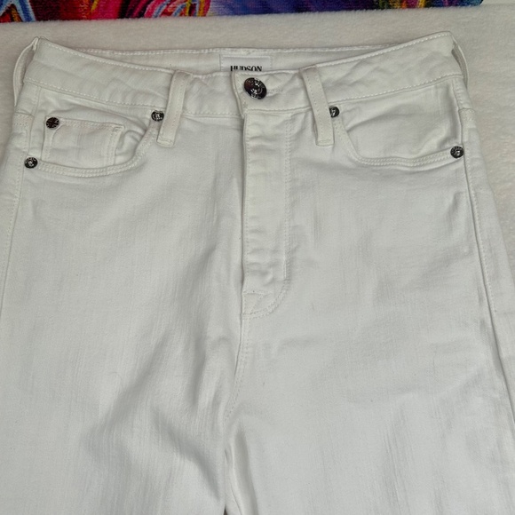 Hudson Holly Women's High-Rise Flare Jeans size 26 "White Horse" color/wash - Picture 3 of 16